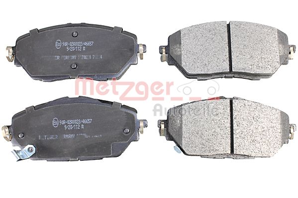 METZGER 1170854 GREENPARTS Bremsbelagsatz, Scheibenbremse